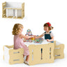 Multi-Use Toddler Furniture Set with Convertible Bench and 2 Tables