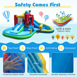 Inflatable Water Park, Water Slide with Splash Pool