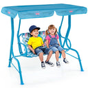 2-Seater Kids Porch Swing, Hanging Patio Swing Bench