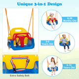 HONEY JOY 300 KG Indoor & Outdoor Swing Set, Heavy Duty Carbon Steel Swing Frame