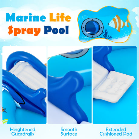 Outdoor Children Summer Water Park for Backyard, Garden
