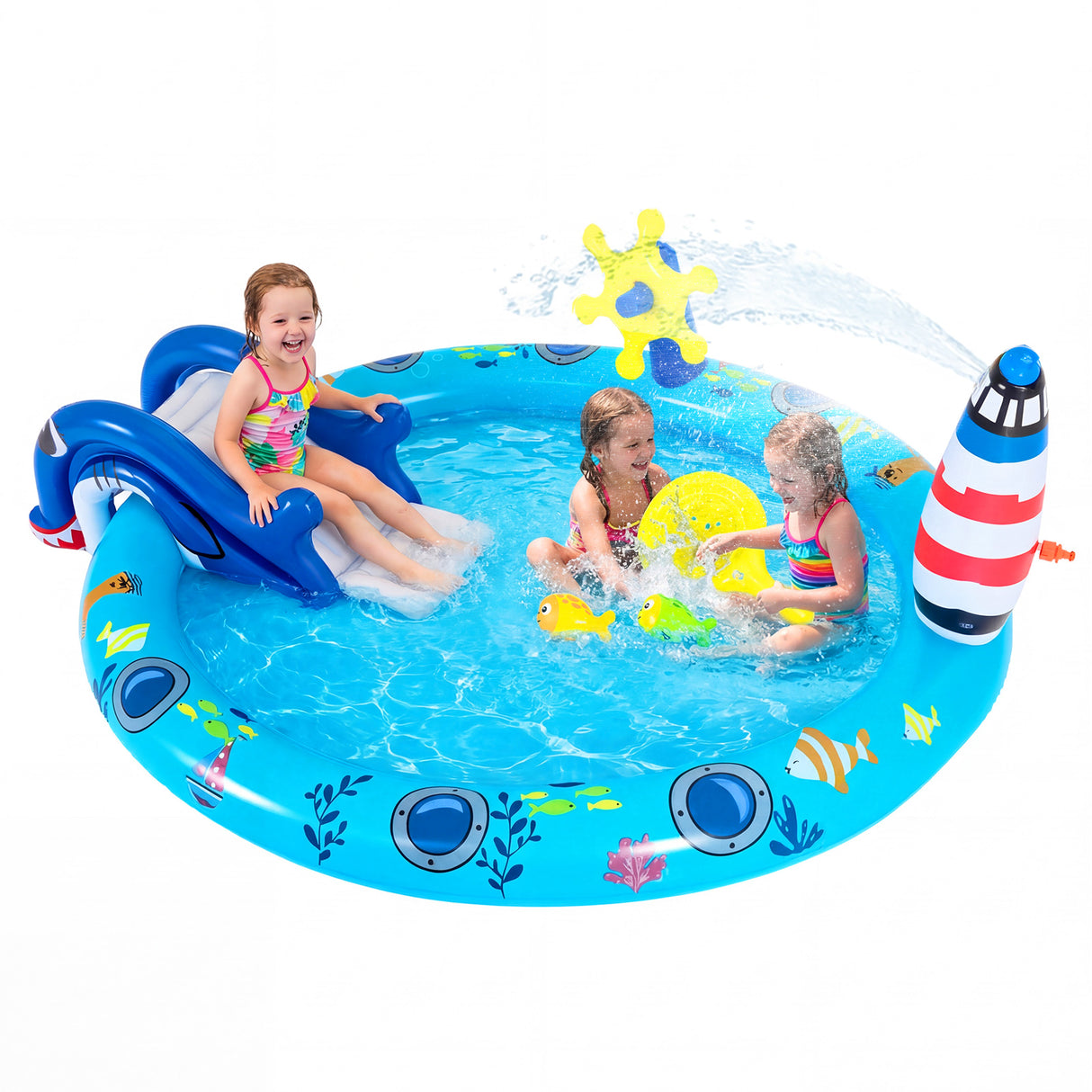 Outdoor Children Summer Water Park for Backyard, Garden