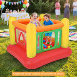 Inflatable Bounce House for Kids, Blow Up Jumping House with Transparent Side Walls