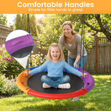 Outdoor Round Swing for Backyard and Playground, Perfect for Kids 3+ Years Old