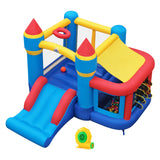 Multifunctional Inflatable Bounce House, Kids Jumper Bouncer for Backyard, Indoor & Outdoor Use