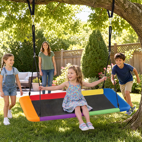 150 cm Tree Swing for Kids and Adults, 320KG Max Load, for Backyard and Indoor Space