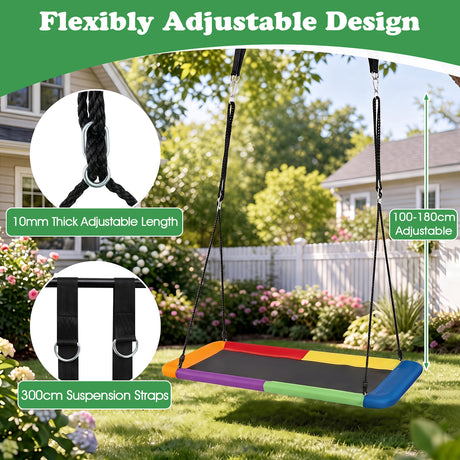 150 cm Tree Swing for Kids and Adults, 320KG Max Load, for Backyard and Indoor Space