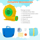 HONEY JOY Inflatable Water Slide, 7-in-1 Giant Water Slide Bouncer Park