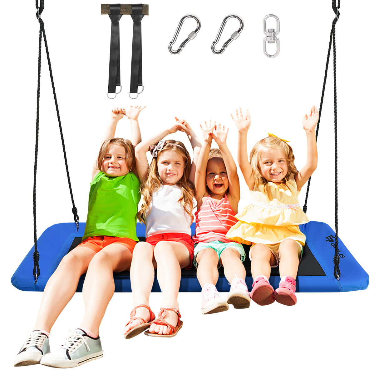 150 cm Tree Swing for Kids and Adults, 320KG Max Load, for Backyard and Indoor Space