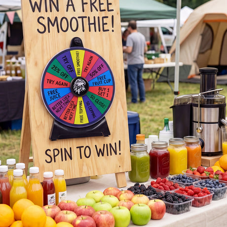 Spinning Prize Wheel, 14 Slots Spin Wheel, Tabletop Fortune Game