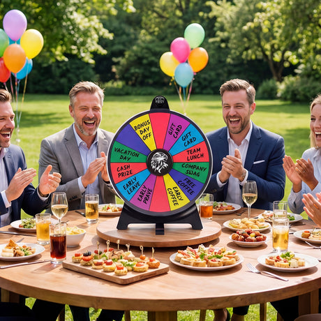 Spinning Prize Wheel, 14 Slots Spin Wheel, Tabletop Fortune Game