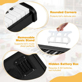 30 Keys Mini Digital Piano with Removable Music Stand for Boys and Girls