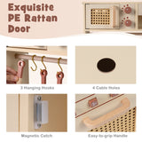 Play Kitchen for Kids Wooden Kitchen Playset with Realistic Lights and Sounds