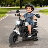 6V Battery Powered Ride on Toy with Detachable Training Wheels and Music