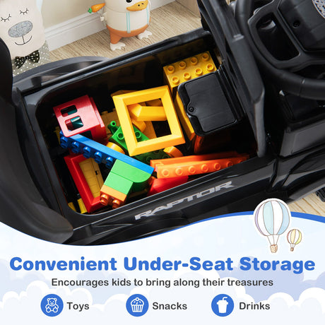 3-In-1 Toddler Push Car Licensed Ford With Ignition Sound and LED Lights