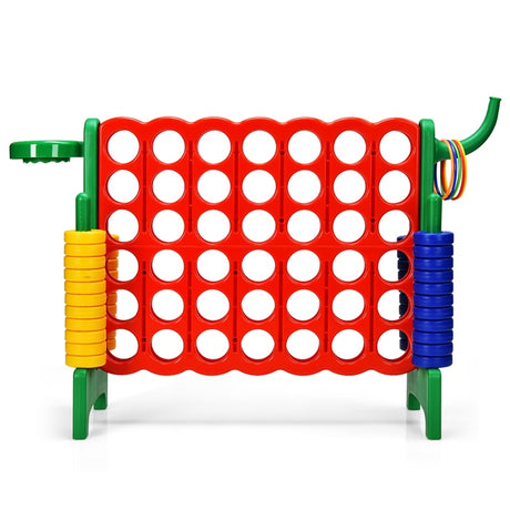 Jumbo 4-to-Score Giant Game Set for Kids with Basketball Hoop