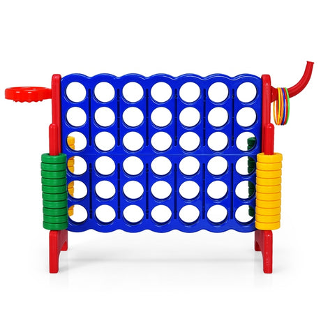 Jumbo 4-to-Score Giant Game Set for Kids with Basketball Hoop