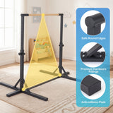 BABY JOY Kids Gymnastic Training Bar, 90 to 150cm Height Adjustable Expandable Exercise Horizontal Kip Bar w/Double Locking Mechanism