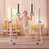 Expandable Gymnastic Bar for Kids, 4-Level Height Adjustable Gymnastic Horizontal Bar