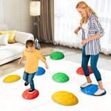 Stepping Stones for Kids Set of 8 Turtle-Themed Balance Stones