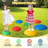 Stepping Stones for Kids Set of 8 Turtle-Themed Balance Stones