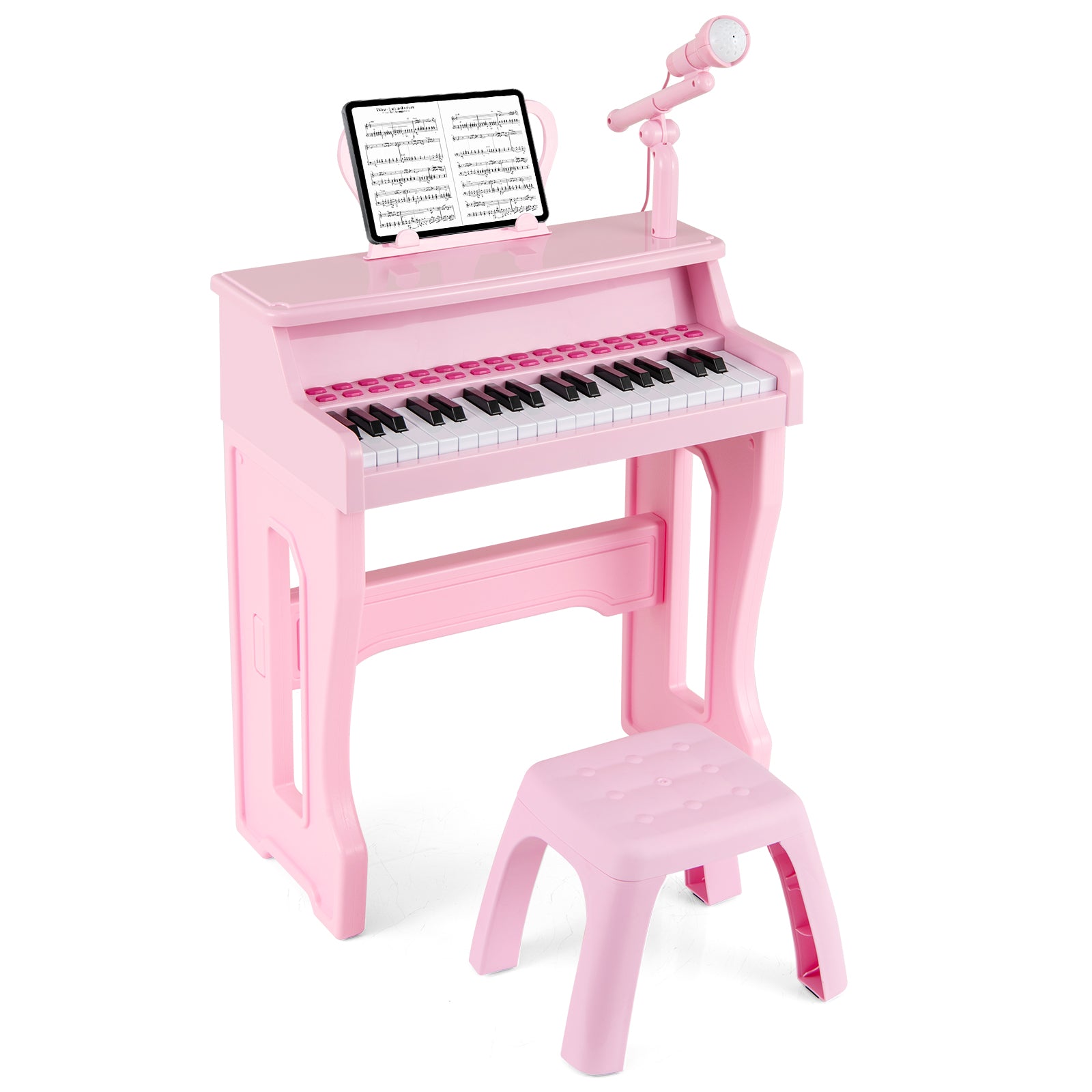 37-Key Piano Keyboard Toy, Educational Gift for Toddlers Aged 3+