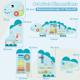 Unicorn Activity Wall Busy Board Panels 11-in-1 Montessori Sensory Board