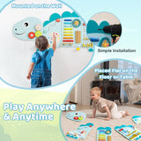 Unicorn Activity Wall Busy Board Panels 11-in-1 Montessori Sensory Board