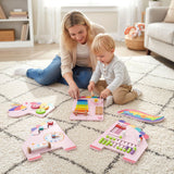 Unicorn Activity Wall Busy Board Panels 11-in-1 Montessori Sensory Board