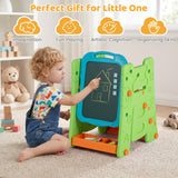 4 in 1 Art Easel for Kids, Double Sided Magnetic Board