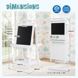 3-in-1 Double-sided Art Easel, Creative Art Center for 3+ Years Old Children