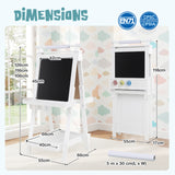 3-in-1 Double-sided Art Easel, Creative Art Center for 3+ Years Old Children