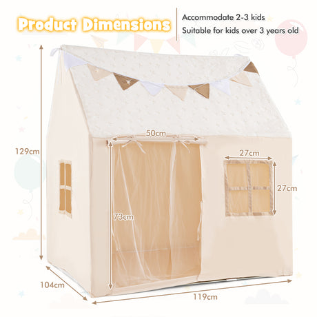 Indoor Washable Bed Tent for Boys and Girls Aged 3+ Years Old