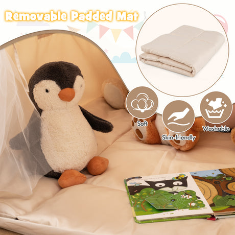 Indoor Washable Bed Tent for Boys and Girls Aged 3+ Years Old
