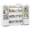 Kids Toy Storage Organizer Shelf, 4-Tier Large Storage Cabinet