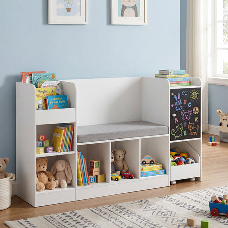 Kids Bookcase and Bookshelf with Reading Nook