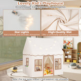 HONEY JOY Kids Play Tent, Toddler Large Playhouse w/Star String Lights