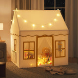 HONEY JOY Kids Play Tent, Toddler Large Playhouse w/Star String Lights