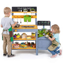 Mud Kitchen Set for Kids, Outdoor Wooden Play Kitchen Potting Bench