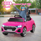 Licensed Audi SQ8 Kids Ride on Car, 3 Speeds, Ride on Toy with Soft Start & Spring Suspension
