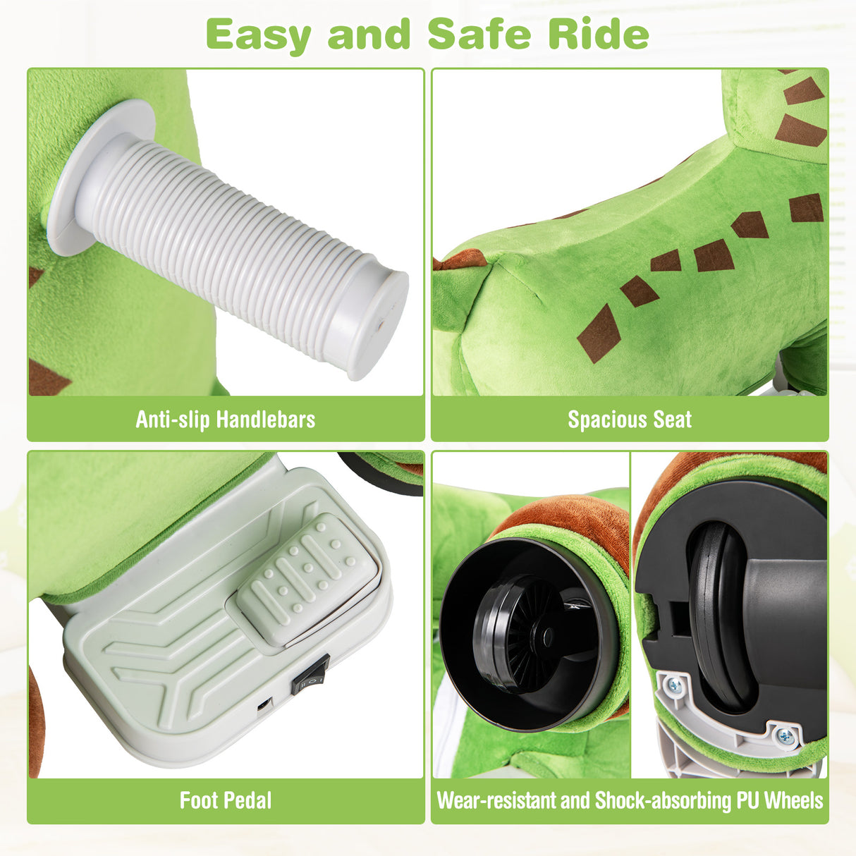 6V Dinosaur Ride on Toy for Kids