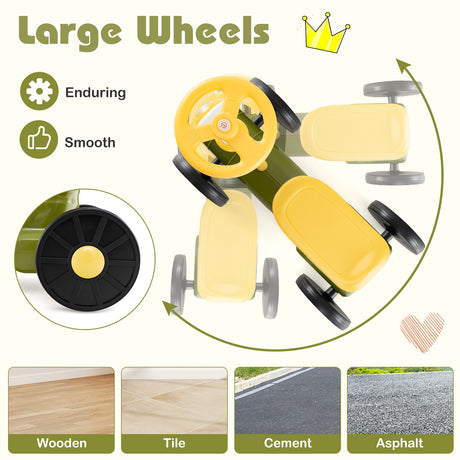 Ride on Push Car, Toddler Ride Racer for Boys Girls Aged 19-36 Months