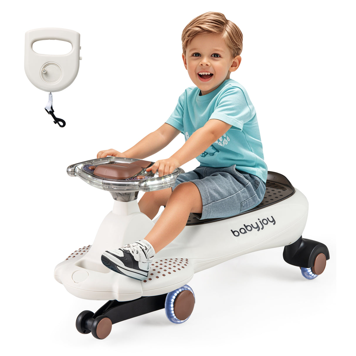 Ride on Car with Under-Seat Storage for Boys & Girls 3+ Years Old