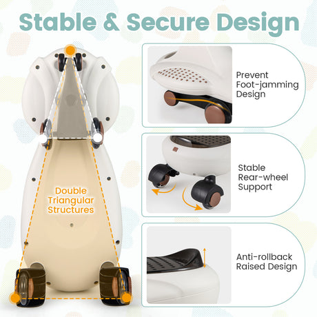 Ride on Car with Under-Seat Storage for Boys & Girls 3+ Years Old