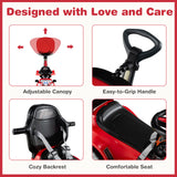 3 in 1 Push Car for Toddler, Stroller Sliding Walking Car for Boys & Girls