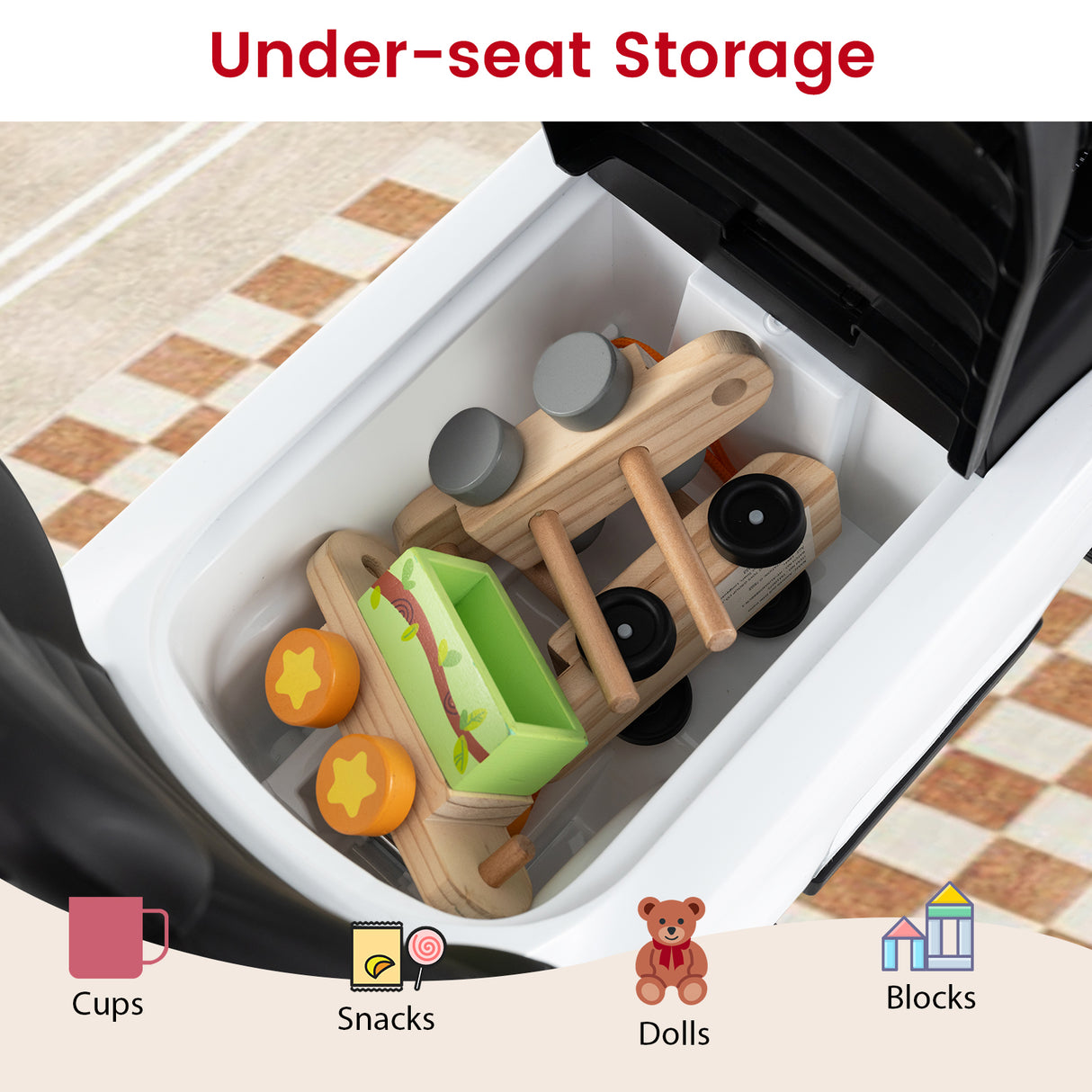 3 in 1 Push Car for Toddlers, Licensed Land Rover Discovery Ride on Toy