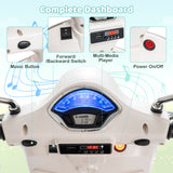 Licensed VESPA 12V Kids Electric Motorcycle with Dual Motors