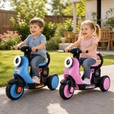 6V Kids Ride on Motorcycle with Light-Up Deck and Music for 3+ Years Old