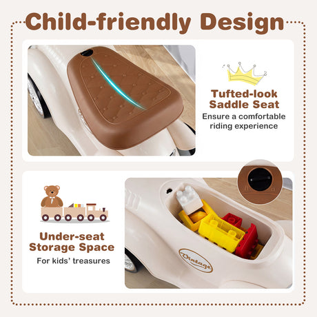 HONEY JOY Retro Kids Ride-on Toy