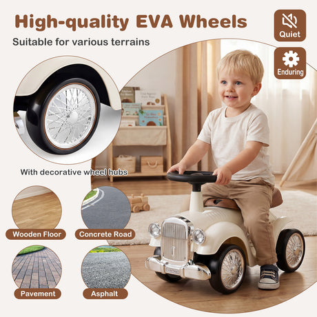 HONEY JOY Retro Kids Ride-on Toy